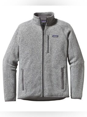 🌟 PATAGONIA 🌟 MEN'S BETTER SWEATER FLEECE ZIP UP JACKET GRAY SZ L